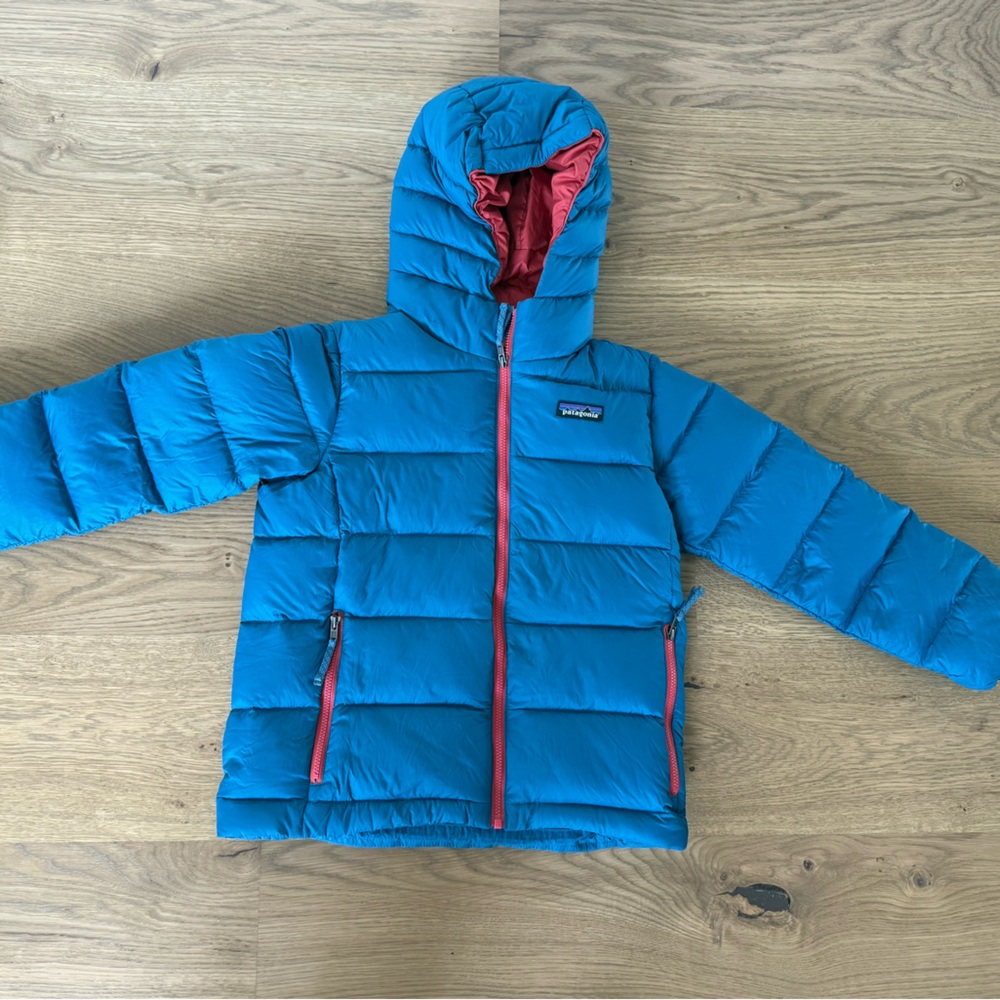 Patagonia Kids Teal Puffer Jacket